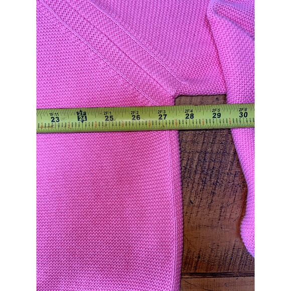 NWT Womens French Connection Aurora Pink Mozart Plus Crew Neck Waffle Sweater 3X - Picture 6 of 8